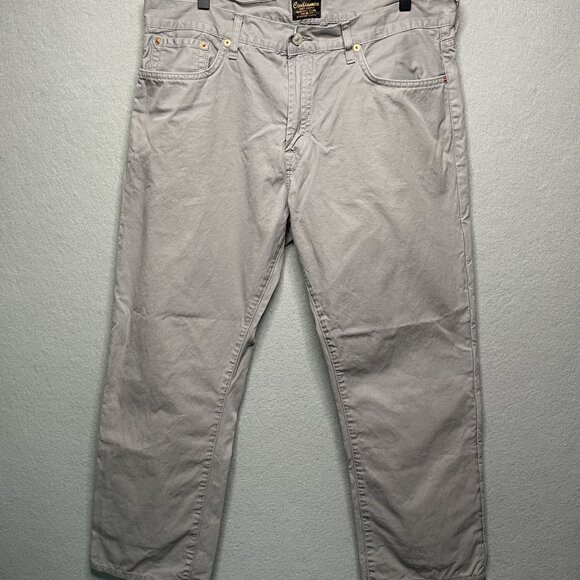 Civilianaire Gray Japanese Selvage Denim Jeans 35  Made In USA Superior Quality - Picture 1 of 10